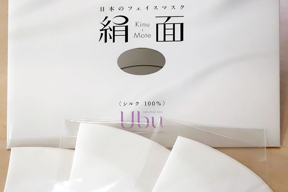 シルクフェイスマスク絹面(kinu-Mote)